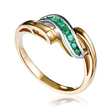 Женское кольцо из золота с бриллиантом по цене от 43 785 ₽