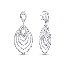 Серьги из золота с бриллиантом