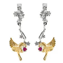 Женские серьги из золота