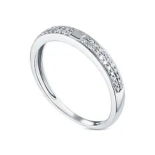 Женское кольцо из белого золота с бриллиантом по цене от 52 500 ₽