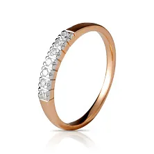 Женское кольцо из золота с бриллиантом по цене от 39 000 ₽