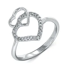 Женское кольцо из золота с бриллиантом по цене от 33 300 ₽