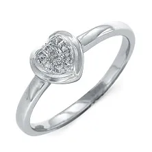 Женское кольцо из золота с бриллиантом по цене от 43 848 ₽