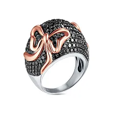 Женское кольцо из золота с бриллиантом по цене от 487 080 ₽