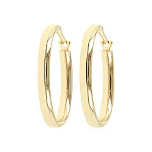 Женские серьги из бронзы Bronzallur Golden
