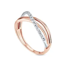 Женское кольцо из золота с бриллиантом по цене от 82 656 ₽