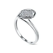 Женское кольцо из золота с бриллиантом по цене от 54 096 ₽