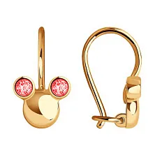 Детские серьги из золота