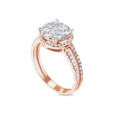 Женское кольцо из золота с бриллиантом по цене от 145 488 ₽