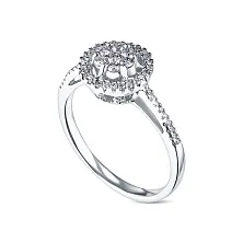 Женское кольцо из золота с бриллиантом по цене от 109 536 ₽